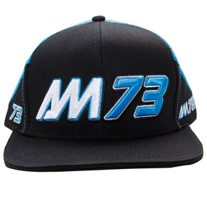 New Alex Marquez 73  MotoGP Snapback Baseball Cap AM73 Honda Trucker Cachucha Hat Blue