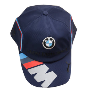 Official BMW Motorsport M Power Waterproof Baseball Hat Champion Racing Unisex Cap Navy