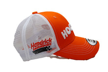 Load image into Gallery viewer, Chase Elliott No 9 Hooters Hendrick Motorsports NASCAR Mesh Cap Official Team Trucker Hat in Orange