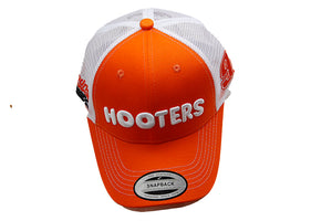 Chase Elliott No 9 Hooters Hendrick Motorsports NASCAR Mesh Cap Official Team Trucker Hat in Orange