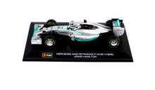 Load image into Gallery viewer, New Formula 1 Lewis Hamilton 44 AMG Mercedes Benz Car Model Hybrid 1:32 By Bburago