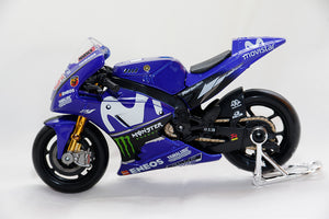 New Yamaha MotoGP Maverick Vinales #25 Racing Diecast Motorcycle Model Bike 1:18 By Maisto