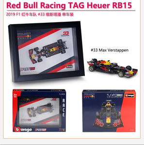 New Frame Formula 1 Max Verstappen 33 Ferrari Car RB15 Model F1 Racing Driver 2019 Hybrid 1:43