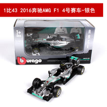 Load image into Gallery viewer, New Formula 1 Nico Rosberg 6 AMG Mercedes Benz Car Model F1 Racing Driver Season 2016 Hybrid 1:43 By Bburago