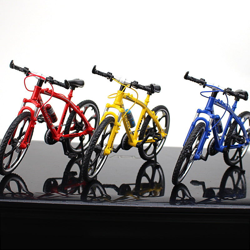 Mini full suspension hot sale mountain bike toy