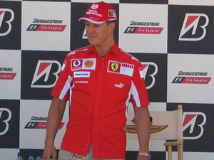 Red F1 Michael Schumacher Autograph Cap Formula One 1 Signed Baseball Racing Hat
