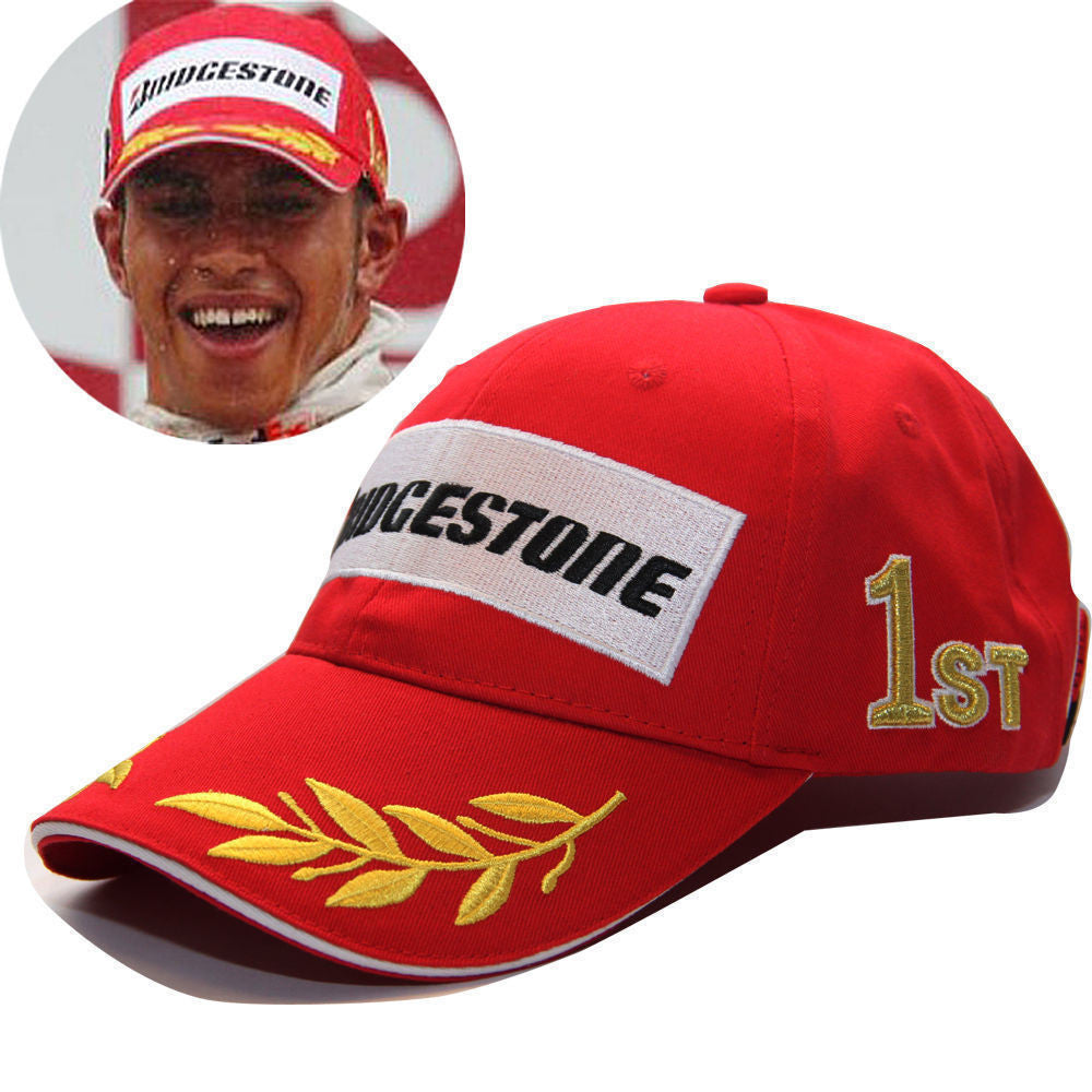New Bridgestone Podium Baseball Hat F1 Formula One 1 Lewis Hamilton MotoGP Cap