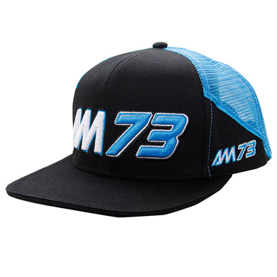 New Alex Marquez 73  MotoGP Snapback Baseball Cap AM73 Honda Trucker Cachucha Hat Blue
