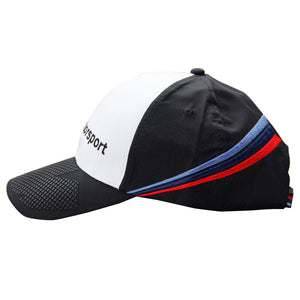 Official BMW Motorsport M Power Baseball Hat Champion Racing Unisex White Cap
