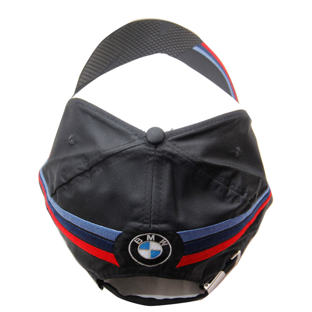 BMW M Power Casquette de Baseball CARBONE BRODE Logo NOIR Auto