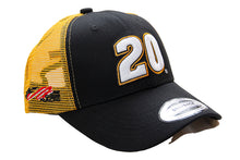 Load image into Gallery viewer, Christopher Bell No 20 Joe Gibbs Racing NASCAR Baseball Cap Official Team Trucker Hat in Yellow