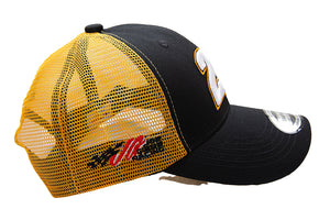Christopher Bell No 20 Joe Gibbs Racing NASCAR Baseball Cap Official Team Trucker Hat in Yellow