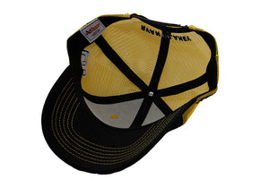 Ryan Blaney No 12 Team Penske NASCAR Netback Cap Official Trucker Hat in Yellow