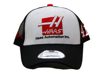 Load image into Gallery viewer, Kurt Busch No 41 HAAS NASCAR Netback Cap Official Team Trucker Hat in Black