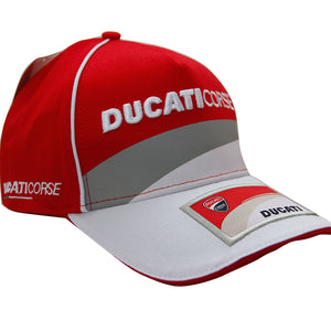 New Ducati Corse MotoGP Dovizioso Bagnaia Baseball Hat Petrucci Red Racing Cap