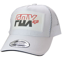 Load image into Gallery viewer, Official Fox Racing Strapback Motosport Baseball Cap Mesh Truck Cachucha Hat White