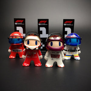 New F1 Ferrari Kimi Raikkonen Cute Mini Figure Formula 1 Race-Car Driver Figurine