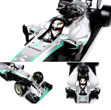 Load image into Gallery viewer, New Formula 1 Lewis Hamilton 44 AMG Mercedes Benz Car Model Hybrid 1:18 By Bburago