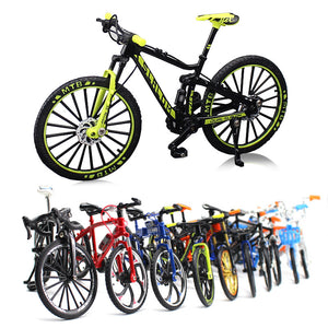 Cool Alloy Mini Downhill Mountain Bike Toy Die-cast MTB Finger Racing Bicycle Model