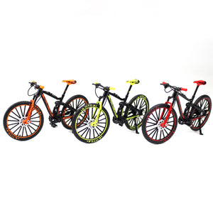Cool Alloy Mini Downhill Mountain Bike Toy Die-cast MTB Finger Racing Bicycle Model