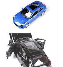 Load image into Gallery viewer, New Porsche Macan Luxury SUV Car Model Black Hybrid 1:24 By Bburago