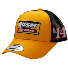 Load image into Gallery viewer, Chase Briscoe No 14 Rush Truck Centers NASCAR Netback Cap Official Team Trucker Hat in Yellow
