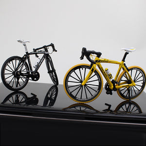 New Alloy Mini Road Racing Bike Toy Die-cast Performance Finger Racing Bicycle Model