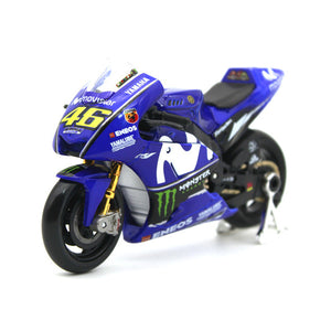 New Yamaha MotoGP Valentino Rossi #46 Diecast Motorcycle Model 1:18 By –