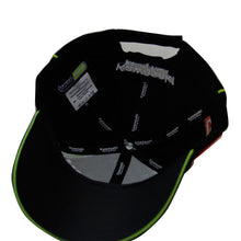 Load image into Gallery viewer, Official Kawasaki Motorcycle Ninja Baseball Racing Team 76 Hat Black Green Cap