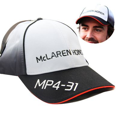 Official Fernando Alonso Cap F1 Mclaren Honda Mp4-31 Jenson Button Formula 1 Baseball Racing Hat