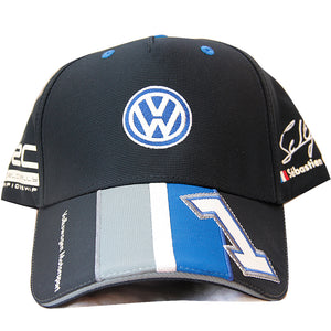 New Official Sebastien Ogier VW WRC Podium Baseball Hat Champion Signature Cap